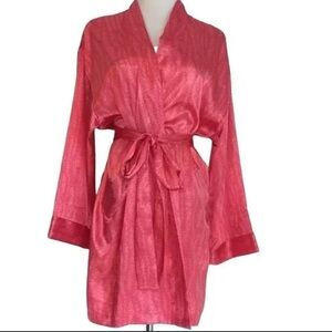 Victoria’s Secret Satin Animal Print Robe